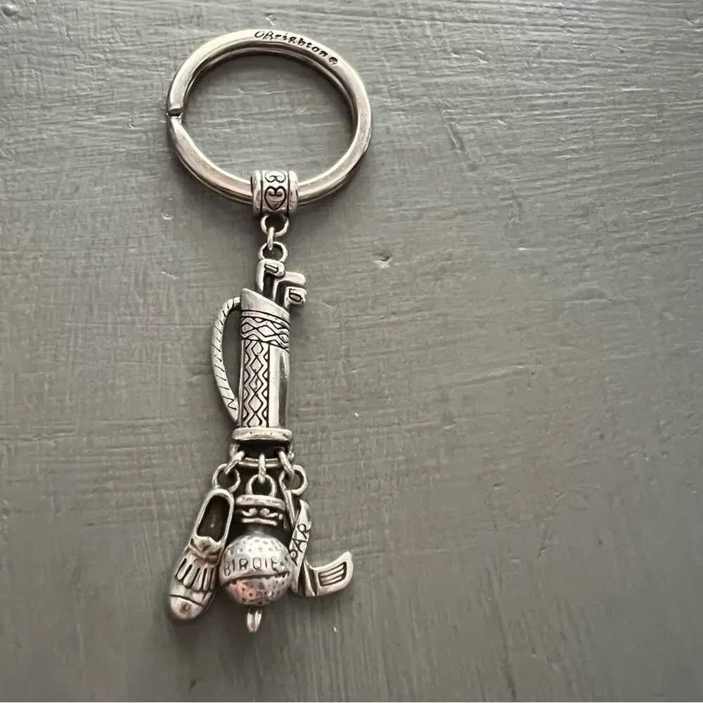 Brighton Silver Tone Golf Key Chain